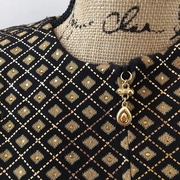 St. John Evening Sequin Embellished Blazer - Picture 3 of 8